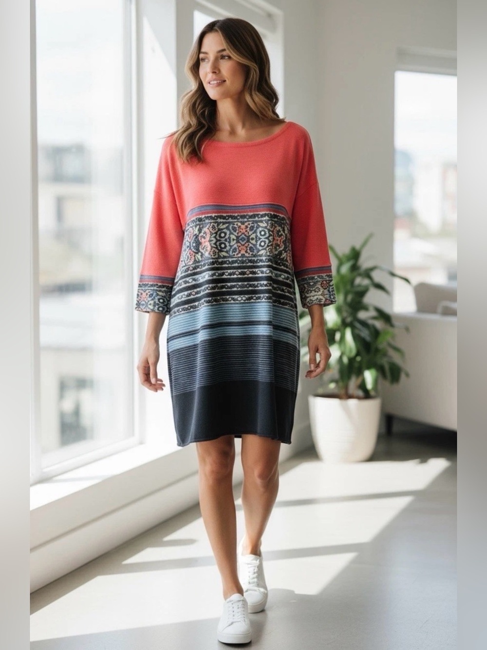Free People Steppin’ Out Tunic Dress